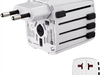 Hama Weltreisestecker MUV Micro 2-polig (weiß)