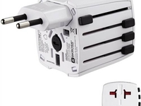 Hama Weltreisestecker MUV Micro 2-polig (weiß)