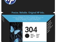 HP 304 Black Ink Cartridge (Schwarz)