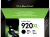 HP 920XL Black Officejet Ink Cartridges (Schwarz)