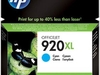 HP 920XL Cyan Officejet Ink Cartridges (cyan)