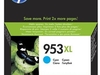HP 953XL High Yield Cyan Original Ink Cartridge (cyan)