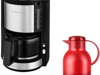 Krups KM3210 ProAroma Plus + Emsa Samba (edelstahl/schwarz)