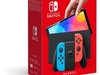 Nintendo Switch Konsole (OLED-Modell) bunt (neon rot/neon blau)