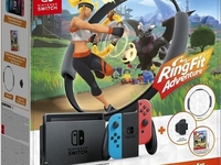Nintendo Switch Konsole Ring Fit Adventure (neon rot/neon blau)