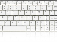 rapoo Drahtlose Tastatur E2710 weiß