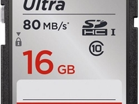 Sandisk SDHC Ultra Class 10 (16GB)