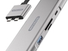 Sitecom CN-411 Dual USB-C Multiport Adapter (Aluminium)