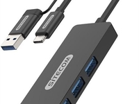 Sitecom CN-414 USB-C 4-Port HUB (Aluminium)