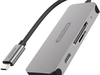 Sitecom USB-C Hub + Kartenleser (silber/schwarz)