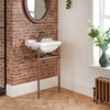 1-Loch Standwaschbecken mit Gestell in Kupfer 50cm x 35cm – Richmond Hudson Reed