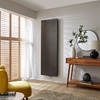 180cm x 60cm Vertikaler Design Flachheizkörper,  in Grau-Finish - Rubi Hudson Reed