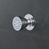 1x Seitenbrause Rund Chrom,  zur Aufputzmontage,  von Hudson Reed