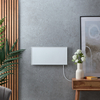 295mm x 595mm Smart-Infrarotheizung in Weiß,  mit Rahmen & EU-Stecker - Teplo Hudson Reed