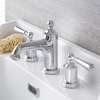 3-Loch Retro-Waschtischarmatur – Chrom – Colworth
