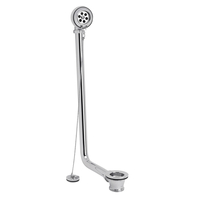 Ab- und Überlaufgarnitur mit Stöpsel für Badewannen bis 20mm Dicke,  von Hudson Reed
