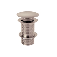 Ablauf mit Push-Up-Stöpsel,  ohne Überlauf,  gebürstetes Nickel - Hudson Reed