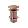 Ablauf mit Push-Up-Stöpsel ohne Überlauf,  in gebürstetem Kupfer - Hudson Reed
