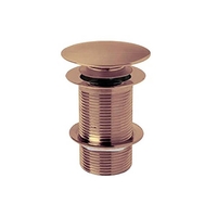 Ablauf mit Push-Up-Stöpsel ohne Überlauf,  in gebürstetem Kupfer - Hudson Reed