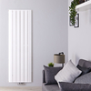 Alu Design Heizkörper Vertikal 2302W 180x56, 5cm in Weiß - Aurora von Hudson Reed