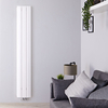 Alu Heizkörper Mittelanschluss 180x28cm 1152W Vertikal Weiß - Aurora,  von Hudson Reed