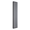 Anthrazit Design-Heizkörper Vertikal,  (doppellagig)- 1750 mm x 420 mm Sterling Arlie von Hudson Reed