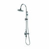 Aufputz-Duschsystem Retro mit Thermostat Handbrauseset & Duschkopf Chrom - RAK Washington x Hudson Reed
