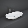 Aufsatzwaschbecken oval 700mm x 350mm ohne Hahnloch - RAK Des x Hudson Reed