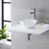 Aufsatzwaschbecken,  rund,  280mm - mit hohem Einhebelmischer - Ashbury