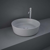 Aufsatzwaschbecken rund 420mm ohne Hahnloch Matt-Grau - RAK Feeling x Hudson Reed