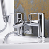 Badewannenarmatur mit Wasserfallausguss und Handbrause,  von Hudson Reed