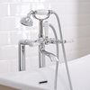 Badewannenarmatur zur Standmontage mit Handbrause und Keramikeinsätzen,  von Hudson Reed
