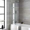 Badewannenaufsatz Einteilig 800mm Gewölbt - Portland