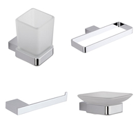Badezimmer 4-teiliges Zubehör Set - Kubix