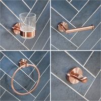 Badezimmer-Zubehör-Set,  4-teilig,  in Kupfer - Eris Hudson Reed