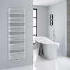 Badheizkörper 1493W 153x50cm - Mittelanschluss Warmwasser Weiß - Arch von Hudson Reed