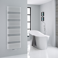 Badheizkörper 1493W 153x50cm - Mittelanschluss Warmwasser Weiß - Arch von Hudson Reed