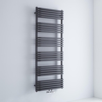 Badheizkörper 1775W 153x60 cm Arch Mittelanschluss Anthrazit Design,  von Hudson Reed