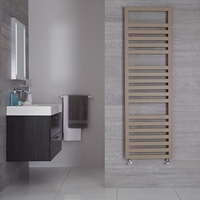 Badheizkörper 814W 1600x500mm Ponza Seiten- & Mittelanschluss Mineral Quarz,  von Hudson Reed