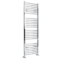 Badheizkörper Chrom Gebogen 1800 x 500mm 610W – Kent,  von Hudson Reed