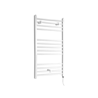 Badheizkörper Elektrisch Flach 1000x600mm 300W Heizelement Weiß,  Glykol gefüllt,  Wandmontage - Ive Hudson Reed