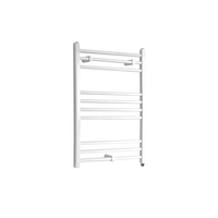 Badheizkörper Elektrisch Flach 800x600mm 200W Heizelement Weiß,  Glykol gefüllt,  Wandmontage - Ive Hudson Reed