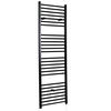 Badheizkörper Elektrisch Mattschwarz Flach 1800x500mm 1000W Heizelement,  Glykol gefüllt,  Wandmontage - Nox Hudson Reed