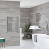 Badheizkörper Mischbetrieb Chrom 730mm x 600mm 409W – Arno