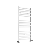 Badheizkörper Mischbetrieb Flach 1000 x 1000mm 841W Weiß – Ive,  von Hudson Reed