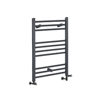 Badheizkörper Mischbetrieb Flach 1000 x 500mm 486W Anthrazit – Artle,  von Hudson Reed