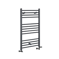Badheizkörper Mischbetrieb Flach 1000 x 600mm 555W Anthrazit – Artle,  von Hudson Reed