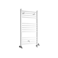 Badheizkörper Mischbetrieb Flach 1000 x 600mm 555W Weiß – Ive,  von Hudson Reed