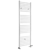 Badheizkörper Mischbetrieb Flach 800 x 500mm 372W Weiß – Ive,  von Hudson Reed