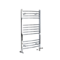 Badheizkörper Mischbetrieb Gebogen 1000x600mm 369W Chrom – Kent,  von Hudson Reed